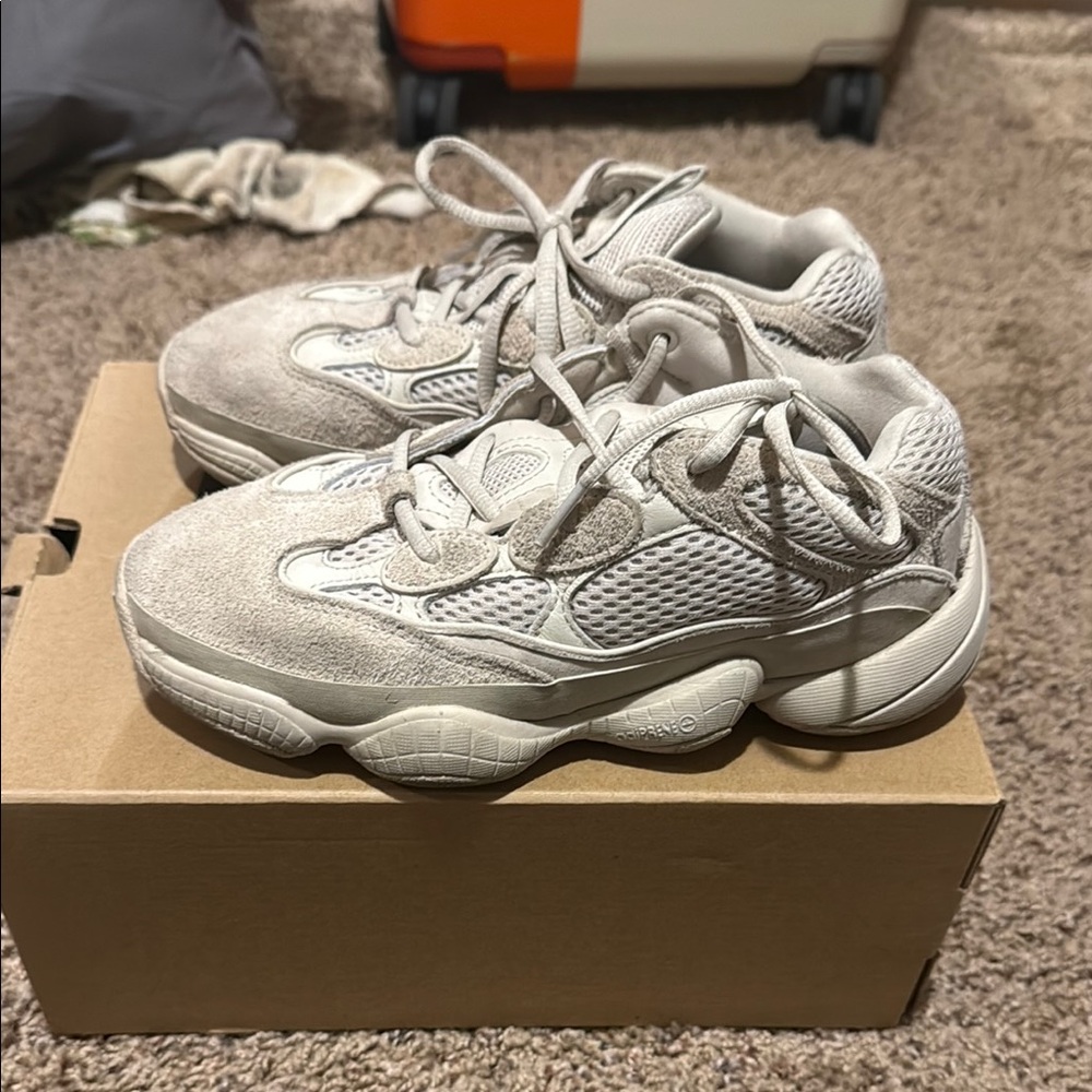 Kids Cream Sneakers
